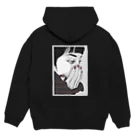 PUPPET FACEのPORTRAIT_01 Hoodie:back