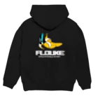 FLOUKE STOREのバナナロゴ パーカーの裏面