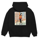 nidan-illustrationの"双輪車娘之圖會" 1-#2 Hoodie:back