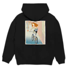 nidan-illustrationの"双輪車娘之圖會" 4-#2 Hoodie:back