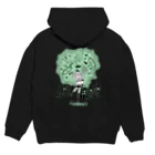 nidan-illustrationの“MAGI COURIER” green #2 Hoodie:back