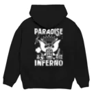 ダムダムサイコ　- Damn Damn Psycho -のPARADISE or INFERNO Hoodie:back