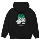 nya-mew（ニャーミュー）のミューゲイザー#2 (meowGAZER#2) Hoodie:back