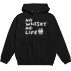 Whisky Oasis 【ウイスキーオアシス】の【期間限定】NO WHISKY NO LIFE 【白文字】 후디