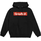 カモフラチャンネル オフィシャルグッズのボックスロゴ RED Hoodie