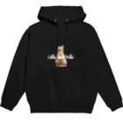 Le Chat Mignonne ル・シャ・ミニョンヌの【パーカー】ポテ子の後ろ姿が可愛いプリントと白文字【フーディーン】 Hoodie