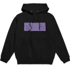 草野。のロゴなし紫 Hoodie