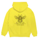 SUZUMEBACHI-HUNTERのthe bee’s knees　 Hoodie:back