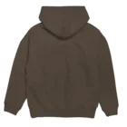 ウサくらONLINE SHOPのまんまるにゃんこ【濃色】 Hoodie:back