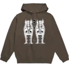 ティダのガオポーズ（線画）白線 Hoodie