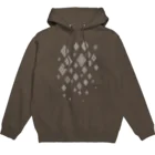 kogin.netの津軽こぎん刺し模様『snow modoco』ネイビー Hoodie