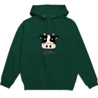 MrKShirtsのUshi (牛) 色デザイン Hoodie