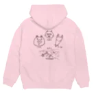 catmanjohn〜猫男じょんのこぶたぬきつねすこ Hoodie:back