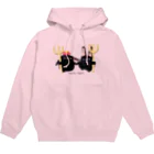 MST@twins lapin うさまろ ぴかまろのtwinslapinぬいぐるみイラスト Hoodie