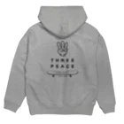 Three Peace Project グッズのThree  Peace  Project Hoodie:back