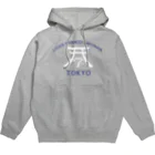 一般社団法人ALFITのLFJT - Design original - Torii blanc + Lettres bleues Hoodie