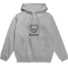 MrKShirtsのKumo (クモ) 黒デザイン Hoodie