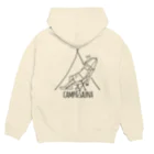 ぐんでぃ夫婦のアウトドアライフのぐんでぃのサウナ男子 Hoodie:back