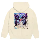 mayuri.M+aのmayuri.M+aバタフライパーカー Hoodie:back