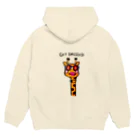 ハレルヤのおしゃれキリン Hoodie:back