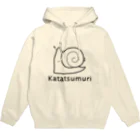 MrKShirtsのKatatsumuri (カタツムリ) 黒デザイン Hoodie