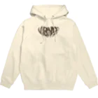 Vamp ModeのLogo (BROWN)＆ Back print Hoodie|Travis Scott skeleton パーカー