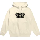 ブヒーズのtwin pug Hoodie