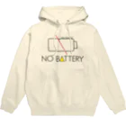 StudioチャカののNO BATTERY Hoodie