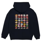 猫と釣り人のSUSHI_1B Hoodie:back