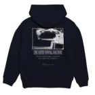 Kazumichi Otsubo's Souvenir departmentの棄てられたミシン ～ 反転BW Hoodie:back