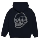 FMK-OのSkull vase "GR" Hoodie:back