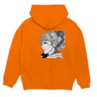 bowieの【濃色対応版】「しゃべる失恋を英語で説明」 Hoodie:back