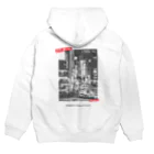 ÿøshihirøのCITY BOY フロントロゴレッドシリーズ Hoodie:back