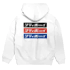 ÿøshihirøのCITY BOY ロゴ3連シリーズ Hoodie:back