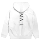 M.aphのMA-1ロゴ Hoodie:back