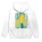 Wonder Bird Forestのチューリップ Hoodie:back