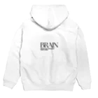 BRAIN ART RECORDSⒸの2023 A/W WEB SHOP limited Product パーカーの裏面