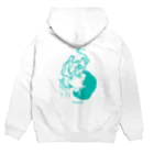 FLOUKE STOREのsmoking girl Hoodie:back