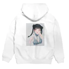 ほののいしょっぷのチャイナ　女の子 Hoodie:back