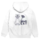 なかしま わか🦀のWieFi CAT（ウィーフィーキャット）  Hoodie:back