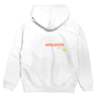 ヤキニク　ナルヤマのにゃる山パーカー Hoodie:back