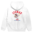 バッファ君  goods【近鉄バファローズ／1976-1996】の名言-A：すべてが永久欠番だ！ Hoodie:back