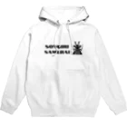 投資株クラTシャツSUZURI店のSONGIRISAMURAI2022（Tシャツ･パーカー）（投資・株クラのデザイン） Hoodie