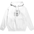 ケマオの店「ZF」の🐰 「なぜかしっぽが２つ」 シュールなウサギグッズ 🐇 Hoodie