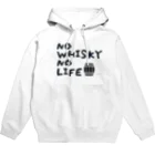 Whisky Oasis 【ウイスキーオアシス】の【期間限定】 NO WHISKY NO LIFE 【黒文字】 パーカー