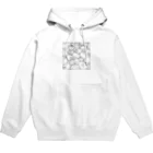 なんコレ【NANDAcollection】のひよこ詰め スクエア(ラインのみ) Hoodie