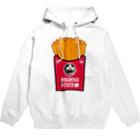 保護猫支援ショップ・パール女将のお宿のNYAONYAO POTATO🍟　レッド Hoodie