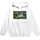 HermannStrasseのモネとグリーンイグアナ Hoodie