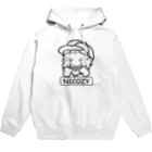 HUGNICOのニコじい「ニコニコ黒文字」」 Hoodie