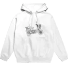 maruc.pupoの前かごがついたバイク Hoodie